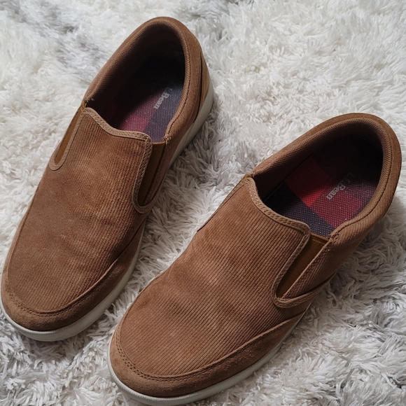L.L.Bean Men's Suede Slip-On Loafer Shoes Size 11 M - Picture 1 of 9